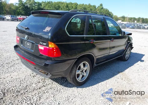 2001 BMW X5 4.4 из США, поврежденный, VIN WBAFB33571LH27018